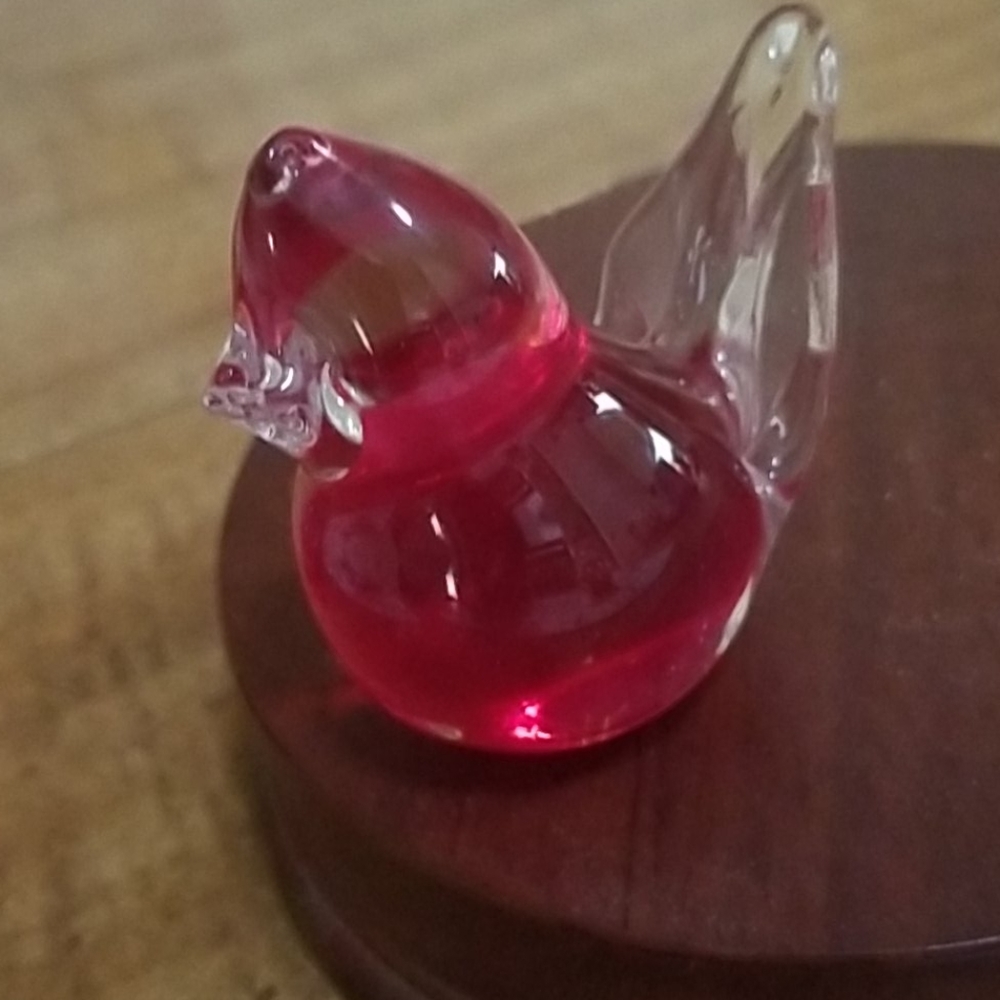 Sm. Bird & Apple Paperweights - Picture 8 of 8